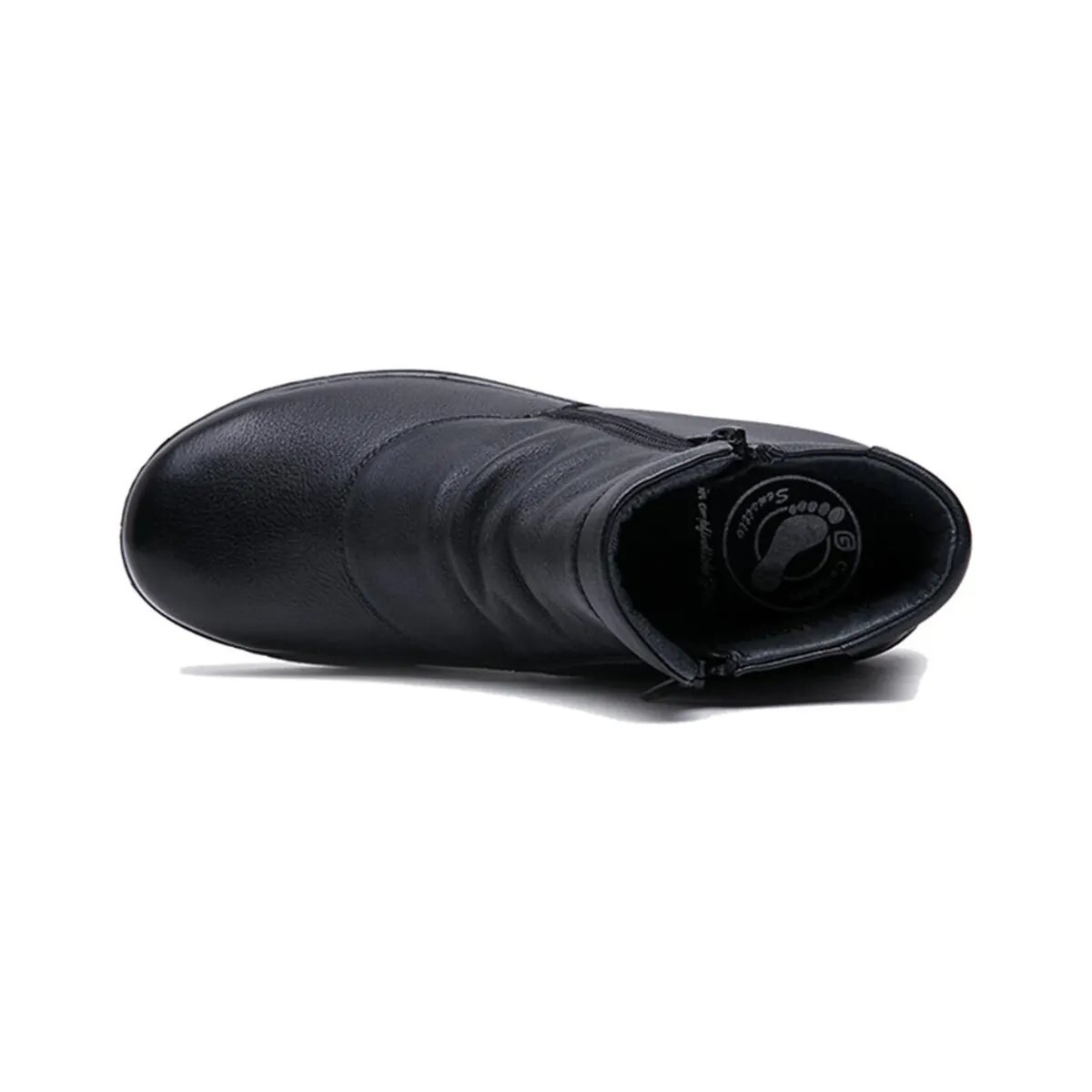 BOTIN  95210 IMPERMEABLE  PIEL NEGRA